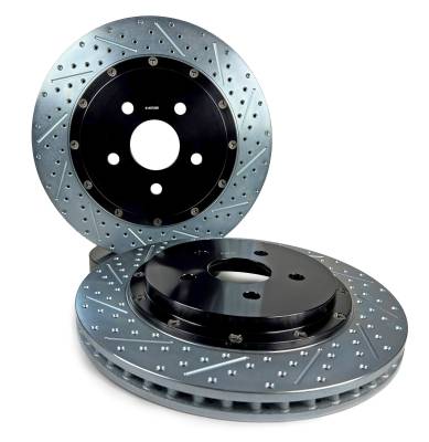 Baer Brakes - BAER Brakes 2302071 Rear Disc Brake Rotor Set for 16-24 Chevy Camaro SS