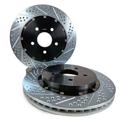 Baer Brakes - BAER Brakes 2302080 Rear Disc Brake Rotor Set for 05-13 Chevy Corvette