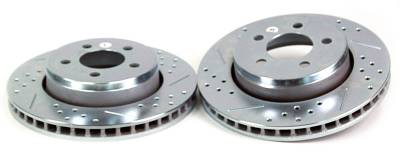 Baer Brake Systems - BAER Brakes 54029-020 Front Disc Brake Rotor Set for Ford/Mercury RWD