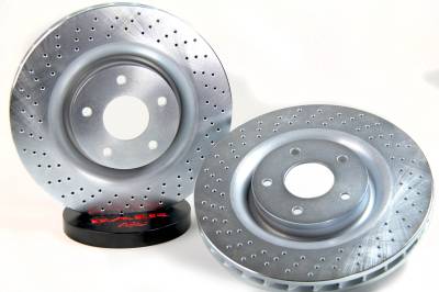Baer Brake Systems - BAER Brakes 55111-020 Front Disc Brake Rotor Set for Cadillac/Chevy
