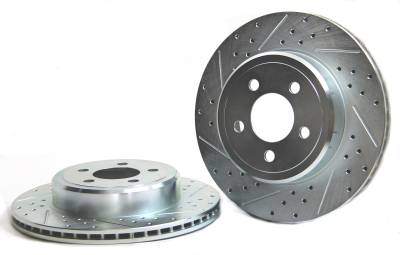 Baer Brake Systems - BAER Brakes 53024-020 Rear Disc Brake Rotor Set for Chrysler/Dodge AWD/RWD