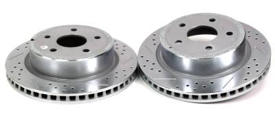 Baer Brake Systems - BAER Brakes 53046-020 Rear Disc Brake Rotor Set for 04-06 Dodge RAM 1500 SRT-10