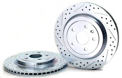 Baer Brake Systems - BAER Brakes 55166-020 Rear Disc Brake Rotor Set for 08-14 Cadillac CTS
