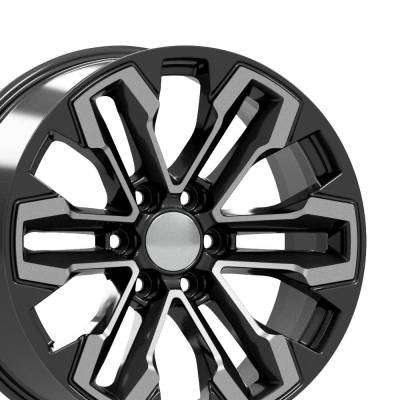 OE Wheels LLC - OE Wheels CV69 20x9 6x5.5 26mm Gloss Black/Machined CV69-20090-6550-26MB