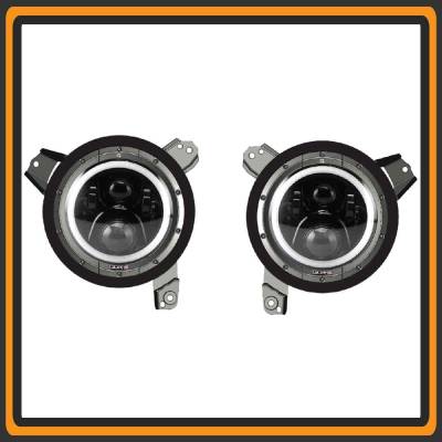 Quake LED - Quake LED QTE914 9" HD Headlights for Jeep Wrangler JL/Gladiator