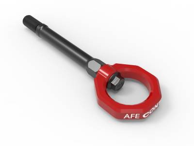 aFe Power - aFe 450-401014-R Front Tow Hook Red for 20-26 Chevy Corvette 6.2L