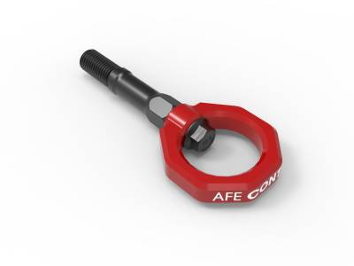 aFe Power - aFe 450-401015-R Rear Tow Hook Red for 20-26 Chevy Corvette 6.2L
