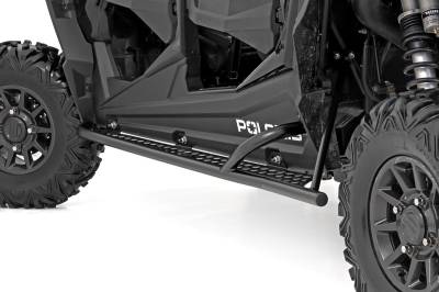 Rough Country Suspension Systems - Rough Country 93178 Tree Kicker Sliders Black for Polaris RZR XP 4 1000