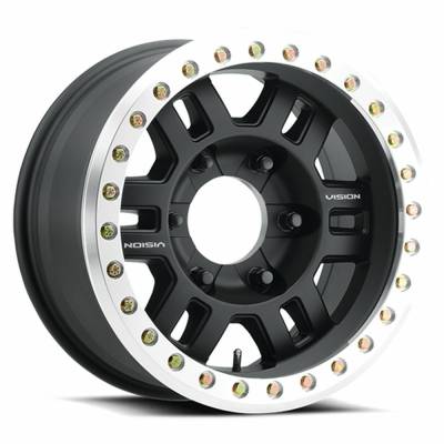 Vision Wheel - Vision Wheel 398BL Manx 17x8.5 5x5.5 -15mm Gloss Black 398BLZ7827BMR-15