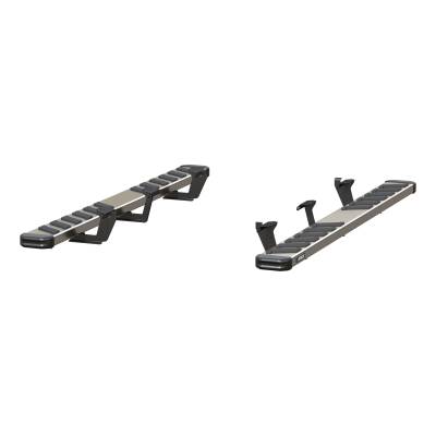 ARIES - ARIES 2553011 NovaTrac 6"x75" Polished Stainless Running Boards Select Dodge Dur