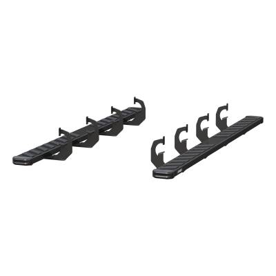ARIES - ARIES 2554001 NovaTrac 6"x91" Black Steel Running Boards Select Chevy/GMC