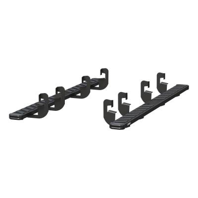 ARIES - ARIES 2554004 NovaTrac 6"x91" Black Steel Running Boards Select Silverado/Sierra