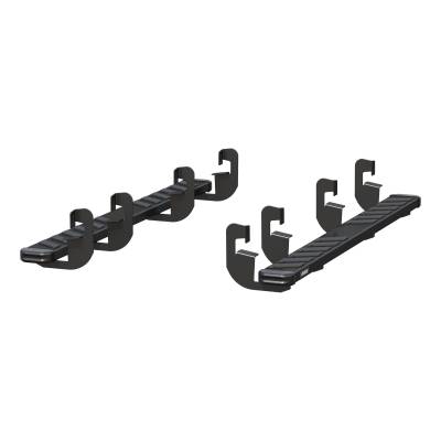ARIES - ARIES 2554005 NovaTrac 6"x75" Black Steel Running Boards Select Chevy Silverado