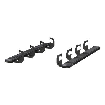 ARIES - ARIES 2554006 NovaTrac 6"x75" Black Steel Running Boards Select Chevy/GMC