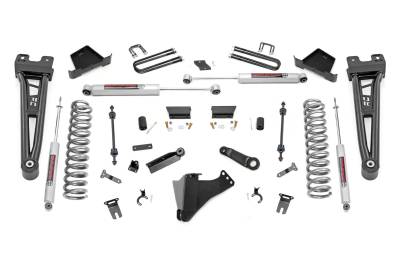 Rough Country Suspension Systems - Rough Country 400330 4.5" Radius Arm Lift Kit for 23-26 Ford F250/F350 Diesel