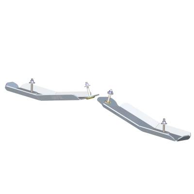 Asfir 4x4 - Asfir 4x4 599662 Ford 2.7/3.0 Transmission Skid Plate