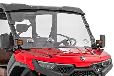 Rough Country Suspension Systems - Rough Country Front UTV Vented Windshield for CFMOTO UFORCE U10 Pro 98252580