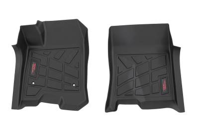 Rough Country Suspension Systems - Rough Country SM21312 Front Floor Liners Black for 23-26 Colorado/Canyon Crew