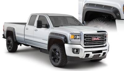 Bushwacker - Bushwacker 40968-02 Boss Pocket Style Fender Flares Black 15-19 GMC Sierra HD