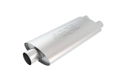 Borla - Borla 40670 Pro XS Muffler 19" Long 3" Center In/2.25" Dual Out 4" x 9.5" Oval