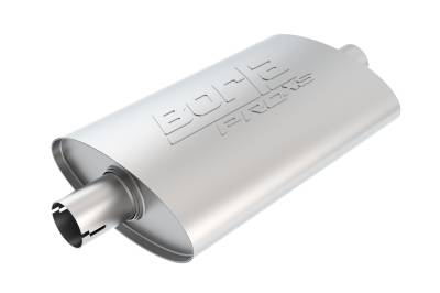Borla - Borla 400495 ProXS Muffler Notched Neck 2.25" Inlet/2.25" Outlet 4 x 9.5" Oval