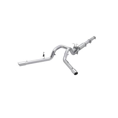 MBRP Exhaust - MBRP Exhaust S5208AL AL 4" Cat-Back Dual Side Exit 99-04 Ford F250/F350