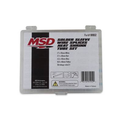 MSD - MSD Ignition 81952 42Pc Solder Sleeve Wire Splice Kit