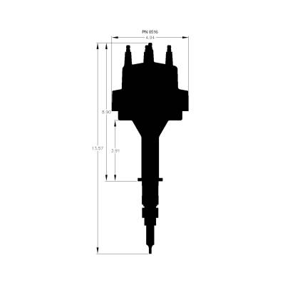 MSD - MSD Ignition 8516 Pro-Billet Distributor for AMC Jeep 232-258