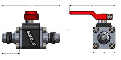 Earl's Performance - Earls Performance 230506ERL UltraPro AN Ball Valve