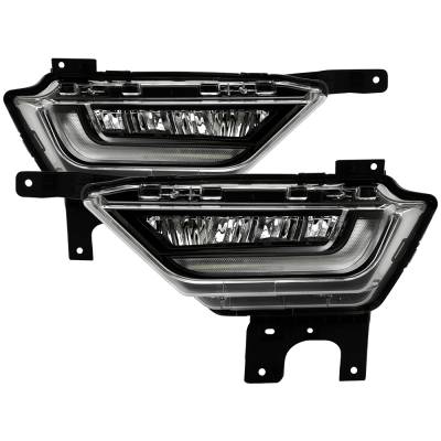 Spyder Auto - Spyder Auto 9052255 Full LED Fog Lights w/Switch