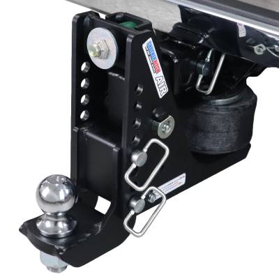 Shocker Hitch - Shocker Hitch SH-MB640-200-25 Shocker 12K 2" Max Black Air Receiver Hitch