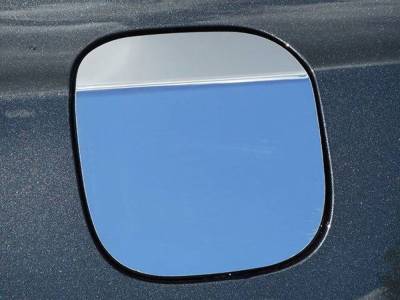 Quality Automotive Accessories - QAA GC56105 1Pc Stainless Gas Cap Door Trim for 2016-2025 Chevrolet Malibu
