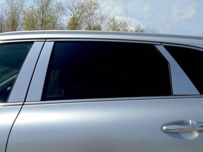 Quality Automotive Accessories - QAA PP16821 6Pc Stainless Steel Pillar Trim for 2016-2020 Kia Sorento