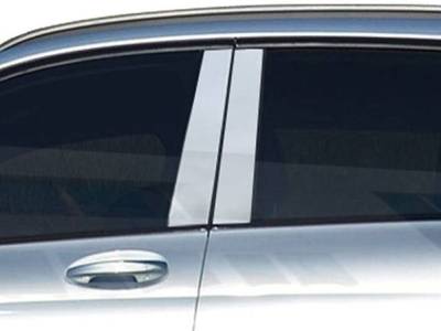 Quality Automotive Accessories - QAA PP16990 4Pc Stainless Steel Pillar Trim for 2016-2022 Mercedes GLC