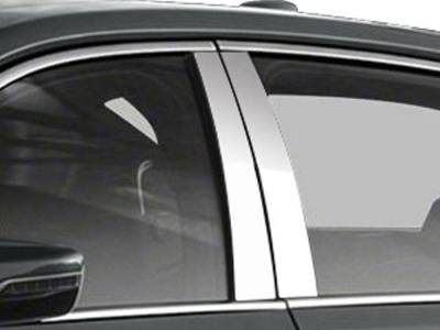 Quality Automotive Accessories - QAA PP56230 4Pc Stainless Steel Pillar Trim for 2016-2020 Cadillac CT6
