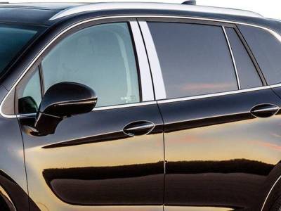 Quality Automotive Accessories - QAA PP56581 6Pc Stainless Steel Pillar Trim for 2016-2020 Buick Envision