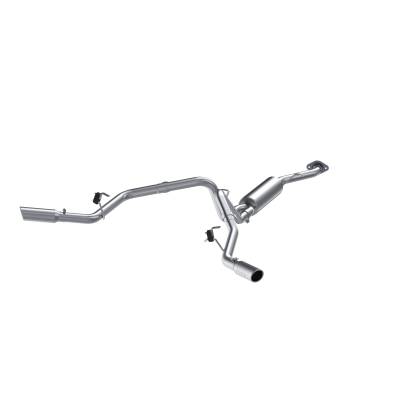 MBRP Exhaust - MBRP Exhaust S5022AL AL 2.5" Cat-Back Dual Side Exit 03-06 Silverado/Sierra 1500