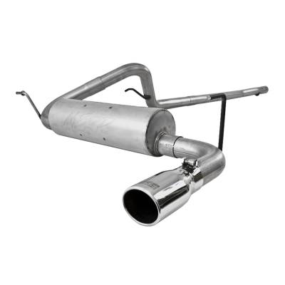 MBRP Exhaust - MBRP Exhaust S5502AL AL 2.5" Cat-Back Single Rear Exit for 07-11 Jeep Wrangler