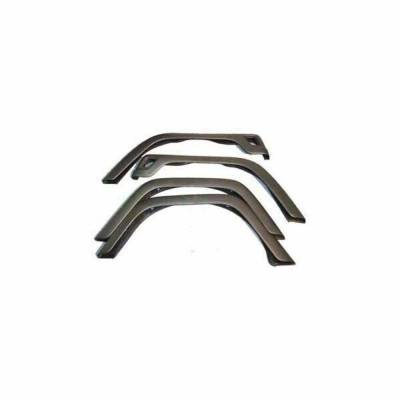 Rugged Ridge - Rugged Ridge 11603.02 4-Piece Fender Flare Kit for Jeep Wrangler