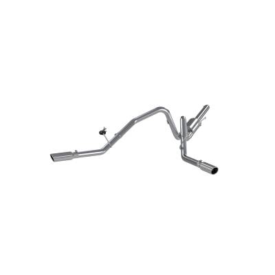MBRP Exhaust - MBRP Exhaust S5204AL AL 3" Cat-Back 2.5" Dual Split Side Exit 04-08 Ford F150