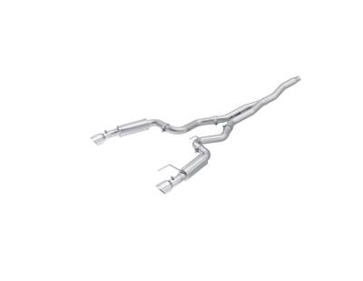 MBRP Exhaust - MBRP Exhaust S7275AL AL 3" Cat-Back Dual Split Rear Exit w/Muffler 15-26 Mustang