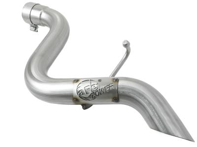 aFe Power - aFe 49-48070-1 Mach Force XP Hi-Tuck Exhaust System No Tip for 18-26 Wrangler JL