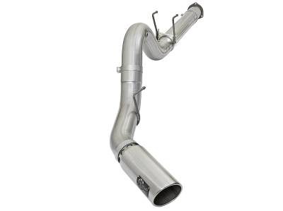 aFe Power - aFe 49-03090-P 5" DPF-Back Aluminized Steel Exhaust for 17-26 F250/F350 SD 6.7L