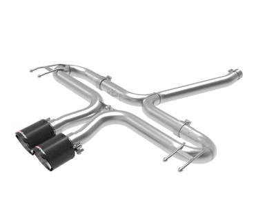 aFe Power - aFe 49-36625-C 3-2.5" SS Axle-Back Exhaust System for 17-21 Honda Civic 1.5L