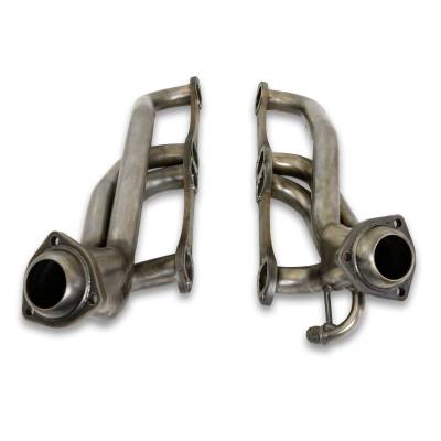JBA Racing Headers - JBA Headers 1832S 1.5" Stainless Shorty Headers Raw for 96-00 GM Truck 5.0L/5.7L