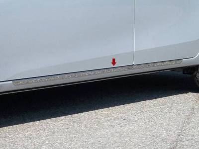 Quality Automotive Accessories - QAA TH14113 Stainless Rocker Panel Trim 2pc for 14-19 Toyota Corolla