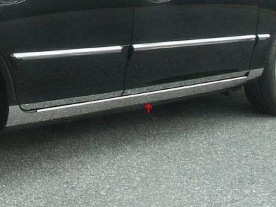 Quality Automotive Accessories - QAA TH24805 Stainless Rocker Panel Trim 8pc for 01-06 Kia Optima