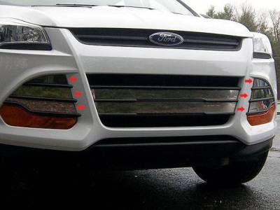 Quality Automotive Accessories - Quality Automotive SG53362 Grille Accent Kit 2013 Ford Escape