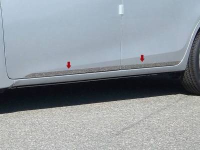 Quality Automotive Accessories - QAA TH14112 Stainless Rocker Panel Trim 4Pc for 14-19 Toyota Corolla
