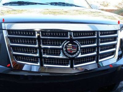 Quality Automotive Accessories - Quality Automotive SG47255 Grille Accent Kit 07-14 Cadillac Escalade